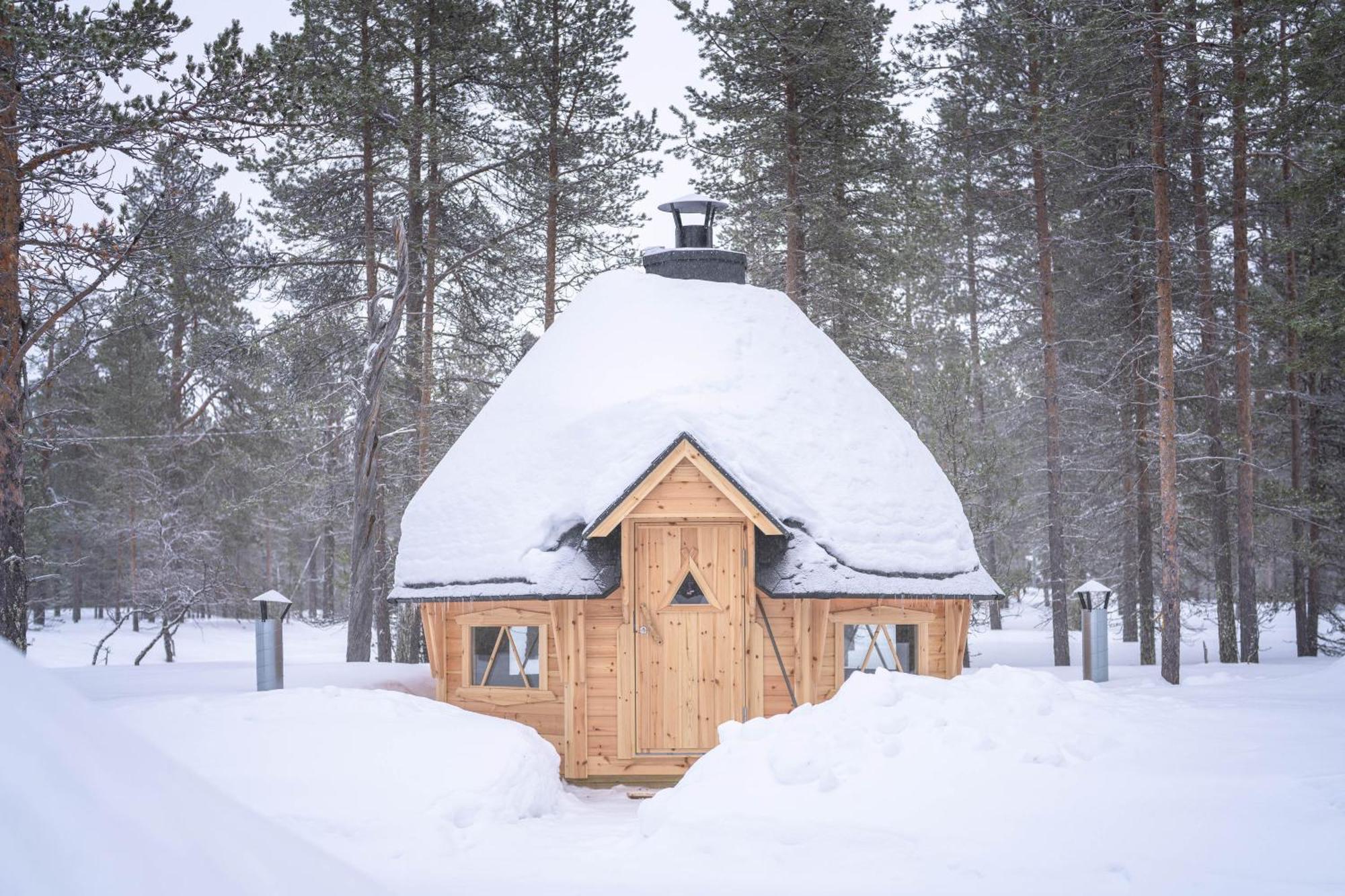 Kuukkeli Log Houses Aurora Cabin - Jaspis Saariselka Exteriér fotografie
